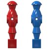 vidaXL Fociasztal J&aacute;t&eacute;kosok 22 db K&eacute;k &eacute;s Piros 2,4 x 2,1 x 9,7 cm PP