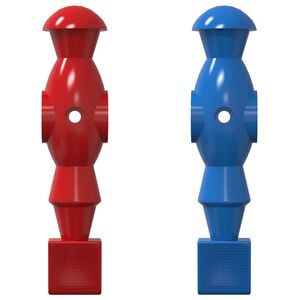 vidaXL Fociasztal J&aacute;t&eacute;kosok 22 db K&eacute;k &eacute;s Piros 2,4 x 2,1 x 9,7 cm PP