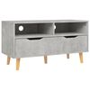vidaXL betonsz&uuml;rke szerelt fa TV-szekr&eacute;ny 90 x 40 x 48,5 cm