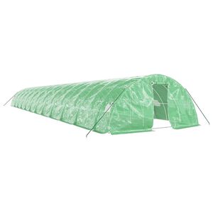 vidaXL z&ouml;ld ac&eacute;lv&aacute;zas melegh&aacute;z 120 m&sup2; 24 x 5 x 2,3 m
