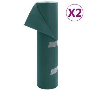 vidaXL 2 db n&ouml;v&eacute;nyv&eacute;dő textil tekercs 70 g/m&sup2; 50x1,6 m