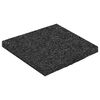 vidaXL Gumi granul&aacute;tum teraszpad Fekete 9 x 9 x 0,6 cm Gumi