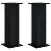 vidaXL N&ouml;v&eacute;ny&aacute;llv&aacute;ny 2 db Fekete 30,5 x 30 x 80,5 cm Szerelt Fa
