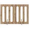 vidaXL Hajthat&oacute; &aacute;llatker&iacute;t&eacute;s 2 pcs K&eacute;zműves T&ouml;lgy 100,5 x 38 x 70 cm