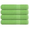 vidaXL 4 db FROGN szaunat&ouml;r&ouml;lk&ouml;ző almaz&ouml;ld 80 x 200 cm 360 g/m&sup2;