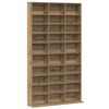 vidaXL CD szekr&eacute;ny polcokkal Artisan t&ouml;lgy 101 x 23 x 177,5 cm Faanyag