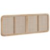 vidaXL Fejt&aacute;mla fejt&aacute;ml&aacute;val Term&eacute;szetes 160 x 55 x 3 cm Rattan