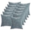 vidaXL P&aacute;rna huzat 12 db HEERLEN Vil&aacute;gosk&eacute;k 40 x 40 cm Chenille Sz&ouml;vet