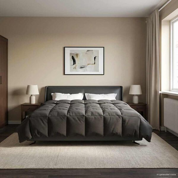 vidaXL Teljes &eacute;ves takar&oacute; S&ouml;v&eacute;nyes Antracit 200 x 220 cm Mikrosz&aacute;l