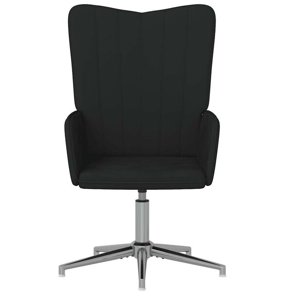 vidaXL fekete b&aacute;rsony pihenőfotel