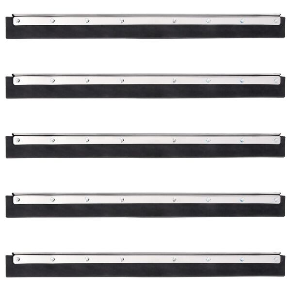 vidaXL 5 db ac&eacute;l &eacute;s gumi padl&oacute;leh&uacute;z&oacute; fejek 55 x 2 x 5 cm