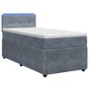 vidaXL Boxspring &aacute;gy matraccal S&ouml;t&eacute;tsz&uuml;rke 80 x 200 cm B&aacute;rsony