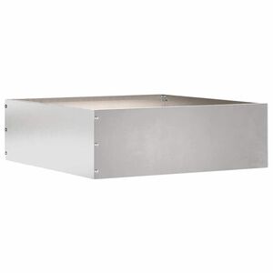 vidaXL Fűszeg&eacute;lyez&eacute;s 40 x 40 x 13 cm Rozsdamentes Ac&eacute;l Ez&uuml;st