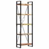 vidaXL 5 szintes t&ouml;m&ouml;r &uacute;jrahasznos&iacute;tott fa k&ouml;nyvespolc 60x30x180 cm