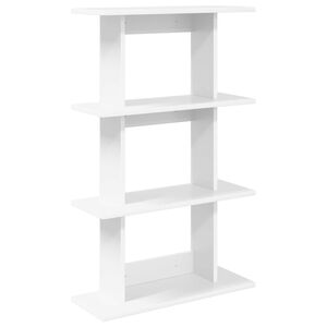 vidaXL Falpolc Falra szerelhető Feh&eacute;r 56 x 20 x 90 cm Szerelt Fa