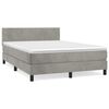 vidaXL vil&aacute;gossz&uuml;rke b&aacute;rsony rug&oacute;s &aacute;gy matraccal 140x190 cm