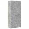 vidaXL betonsz&uuml;rke szerelt fa magasszekr&eacute;ny 80 x 42,5 x 185 cm