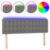 vidaXL s&ouml;t&eacute;tsz&uuml;rke sz&ouml;vet LED-es fejt&aacute;mla 144x5x78/88 cm