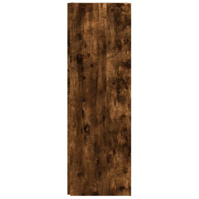vidaXL füstös tölgy színű szerelt fa sarokszekrény 33 x 33 x 100 cm