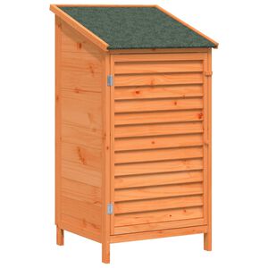 vidaXL Kerti Szerkezet Barna 59,5 x 56 x 113,5 cm Szil&aacute;rd fenyőfa