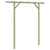 vidaXL fa kerti pergola 205 x 40 x 203 cm