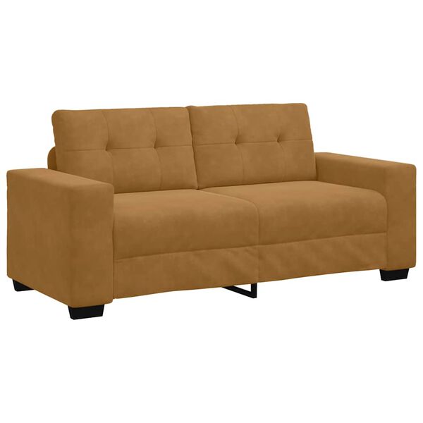 vidaXL barna b&aacute;rsony loveseat kanap&eacute; 180x77x82 cm