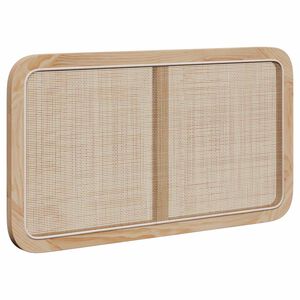 vidaXL Fejt&aacute;mla fejt&aacute;ml&aacute;val Term&eacute;szetes 100 x 55 x 3 cm Rattan