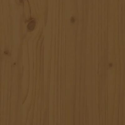 vidaXL mézbarna tömör fenyőfa ágyfejtámla 125,5 x 4 x 100 cm
