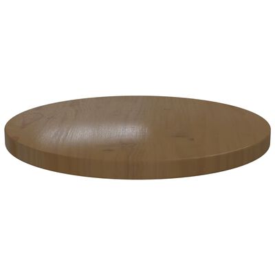 vidaXL barna tömör fenyőfa asztallap Ø40 x 2,5 cm