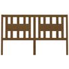 vidaXL mézbarna tömör fenyőfa fejtámla 166 x 4 x 100 cm