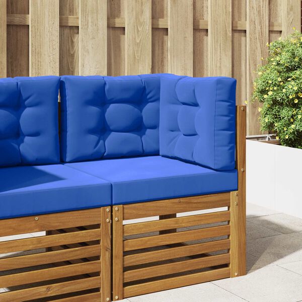 vidaXL K&uuml;lt&eacute;ri kanap&eacute; p&aacute;rna 3 pcs T&uuml;rkiz Poli&eacute;szter