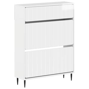 vidaXL Cipőszekr&eacute;ny ZWOLLE 78 x 24 x 103 cm Szerelt Fa