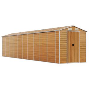 vidaXL vil&aacute;gosbarna horganyzott ac&eacute;l kerti f&eacute;szer 191 x 895 x 198 cm