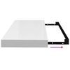 vidaXL 4 db magasf&eacute;nyű feh&eacute;r MDF lebegő fali polc 60 x 23,5 x 3,8 cm