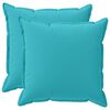 vidaXL P&aacute;rna huzat 2 db HOUTEN T&uuml;rkiz 80 x 80 cm Poli&eacute;szter