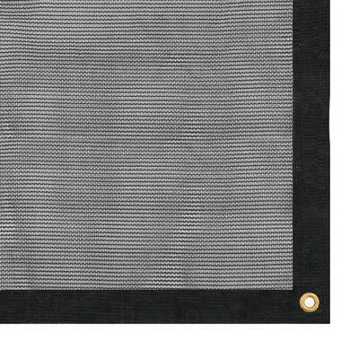 vidaXL fekete HDPE konténerháló 3,5 x 7 m