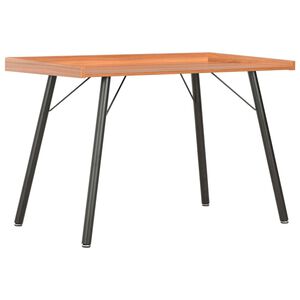 vidaXL barna &iacute;r&oacute;asztal 90 x 50 x 79 cm