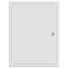 vidaXL Hozz&aacute;f&eacute;r&eacute;si panel Feh&eacute;r 43 x 33 x 3 cm Ac&eacute;l