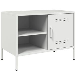 vidaXL feh&eacute;r ac&eacute;l TV-szekr&eacute;ny 68 x 39 x 50,5 cm