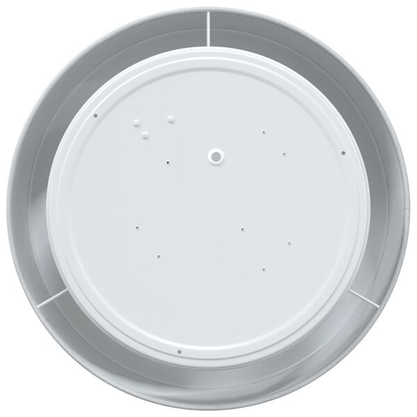 vidaXL Mennyezeti lámpa Szürke 30 x 13.5 cm szövet