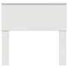 vidaXL Fejtámla fejtámlával Fehér 90 cm Faanyag
