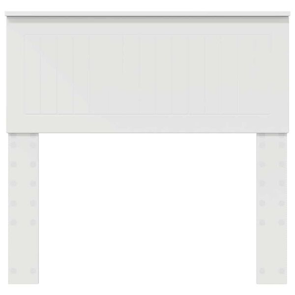 vidaXL Fejtámla fejtámlával Fehér 90 cm Faanyag