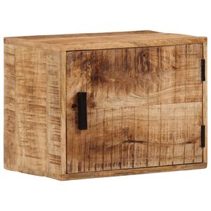 vidaXL t&ouml;m&ouml;r mang&oacute;fa falra szerelhető &eacute;jjeliszekr&eacute;ny 40x30x25 cm