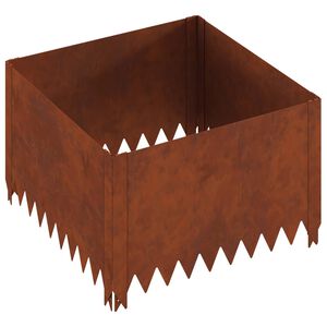 vidaXL Fűszeg&eacute;lyez&eacute;s 60 x 60 x 35 cm Ac&eacute;l Rozsd&aacute;s