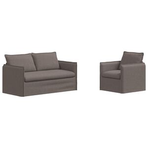 vidaXL Kanap&eacute; Szett 2 pcs T&oacute;psz&iacute;nű 156 x 82 x 85 cm Sz&ouml;vet