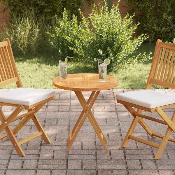 vidaXL kerek t&ouml;m&ouml;r t&iacute;kfa asztallap 2,5 cm 60 cm