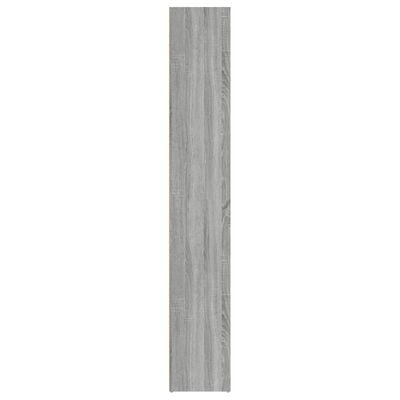 vidaXL szürke sonoma színű szerelt fa könyvszekrény 40x30x189 cm