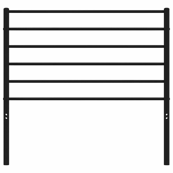 vidaXL fekete fém fejtámla 90 cm