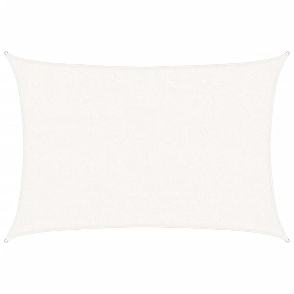 vidaXL feh&eacute;r HDPE napvitorla 160 g/m&sup2; 2,5 x 3,5 m