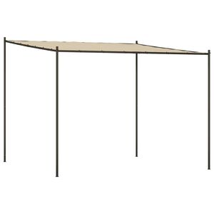 vidaXL b&eacute;zs sz&ouml;vet &eacute;s ac&eacute;l pavilon 3 x 3 m 180 g/m&sup2;